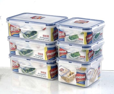 【廠家批發(fā)定做2014年創(chuàng)意新款塑料保鮮盒六件套 禮品促銷鎖扣飯盒】價格,廠家,圖片,保鮮盒、飯盒,臺州市黃巖美都塑膠-
